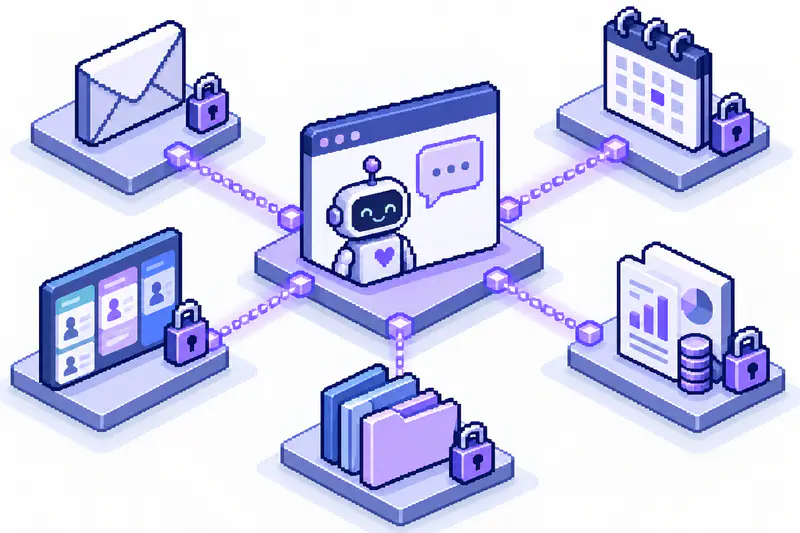 ИИ-ассистент подключён к почте, CRM, 1С и документам компании